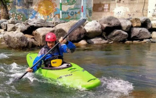 Iniciación al kayak en pirineos