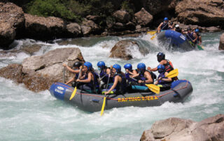 Rafting en campo