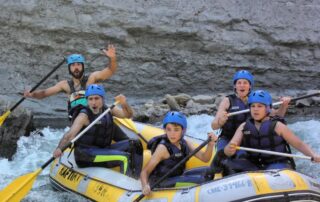 rafting en los rios de Huesca