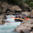 Rafting en el río Ésera, una de las mejores actividades de verano en el Pirineo.